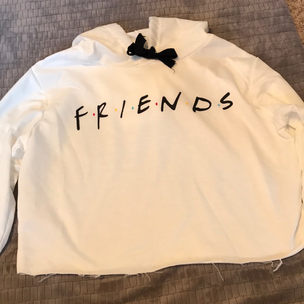 Friends cropped hoodie